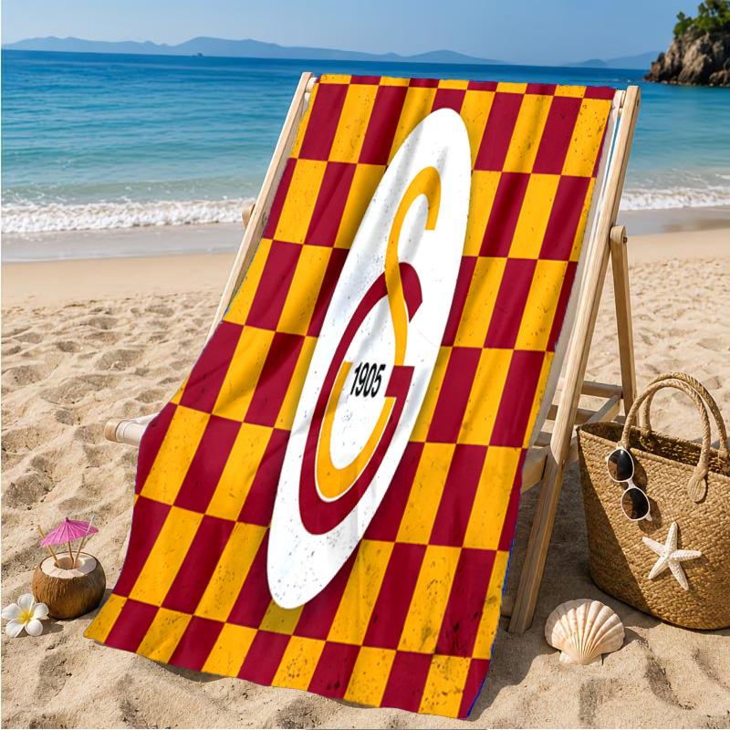 Gala-tasaray Legacy Beach Towel Microfiber Beach Towel, Lightweight and Quick-Dry, for Summer Travel, Swimming Pool Fan Birthday Gift
