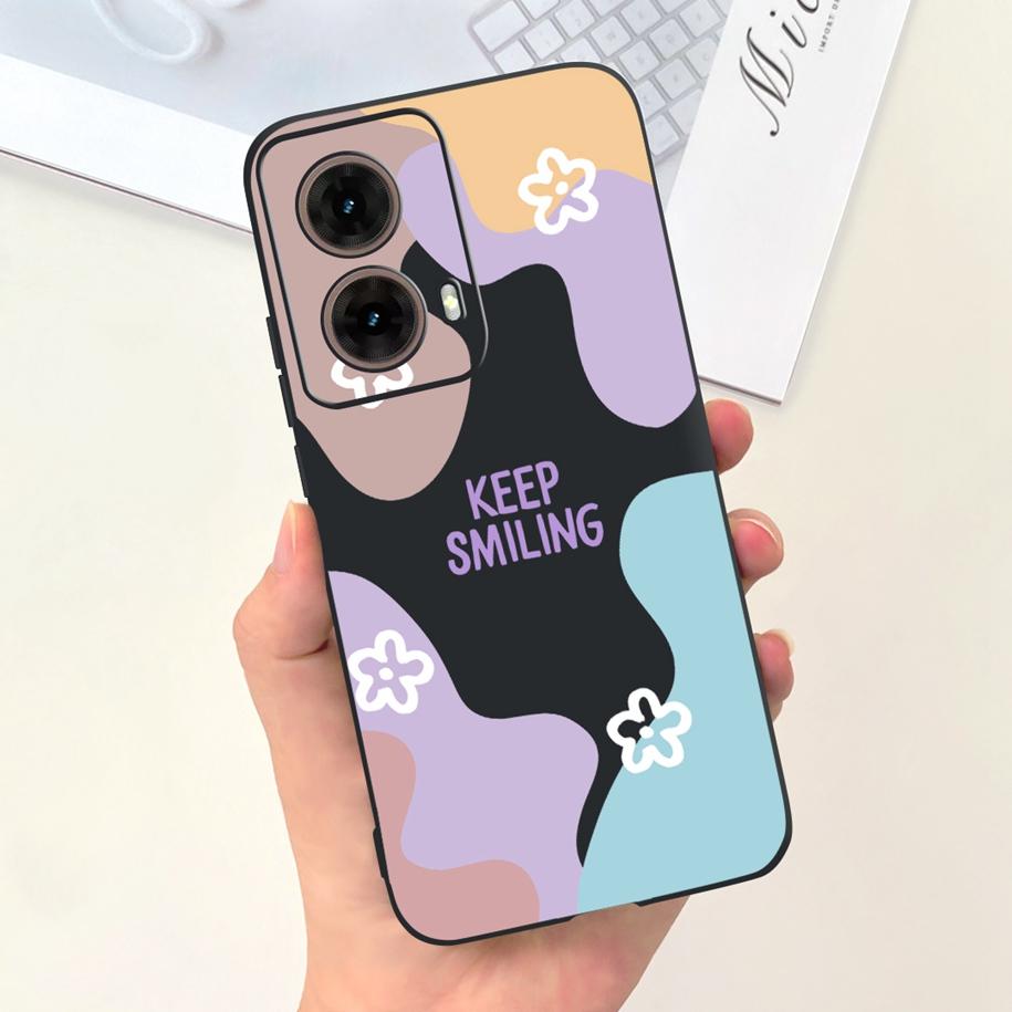 Для Motorola Moto G85 5G Чехол Милые Девочки-Астронавты Мягкий Силиконовый ТПУ Чехол для Телефона Для Moto G85 2024 Funda G 85 MotoG85 Матовый Чехол