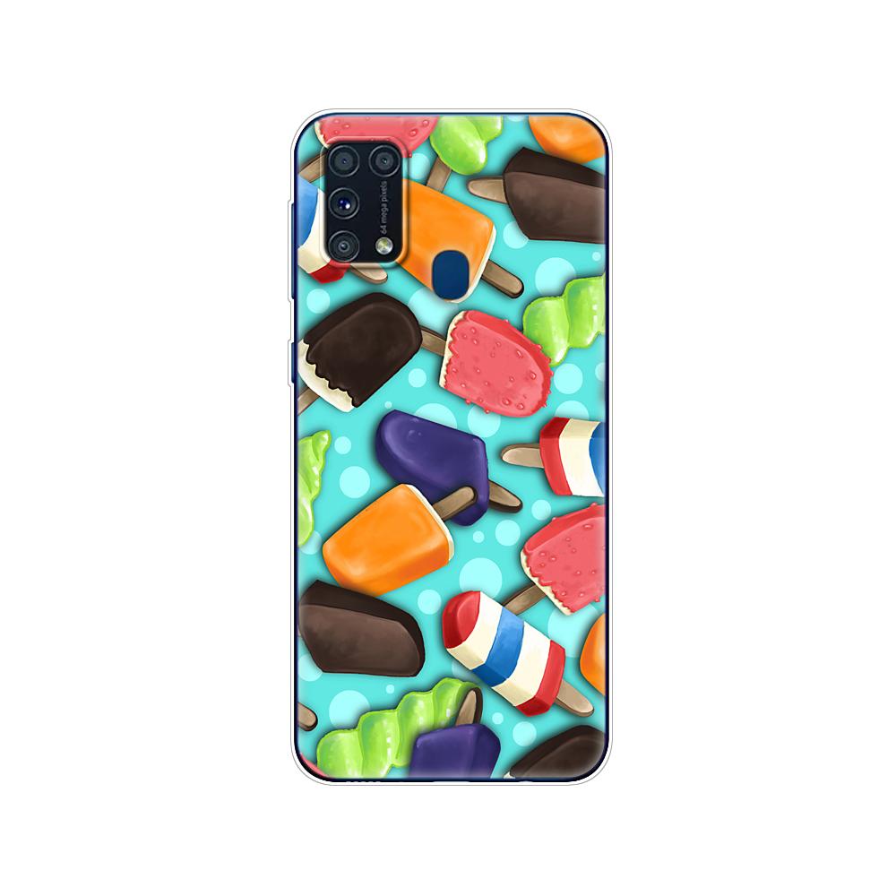 Чехол для Samsung M31, 6,4 дюйма, мягкий силиконовый чехол из ТПУ для Samsung Galaxy M31 M 31 SM-M315FZBVSER m315, задняя панель телефона, бампер, чехол