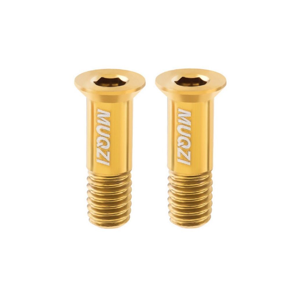 2PCS Titanium Zinc Zinc Alloy Rear Derailleur Jockey Wheel Screws Bicycle Rear Guide Wheel Screw  MTB