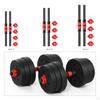 2 Pieces Dumbbell Bars Barbell Handle Dumbellsweights Set with 4 Collars for Weightlifting Exercise