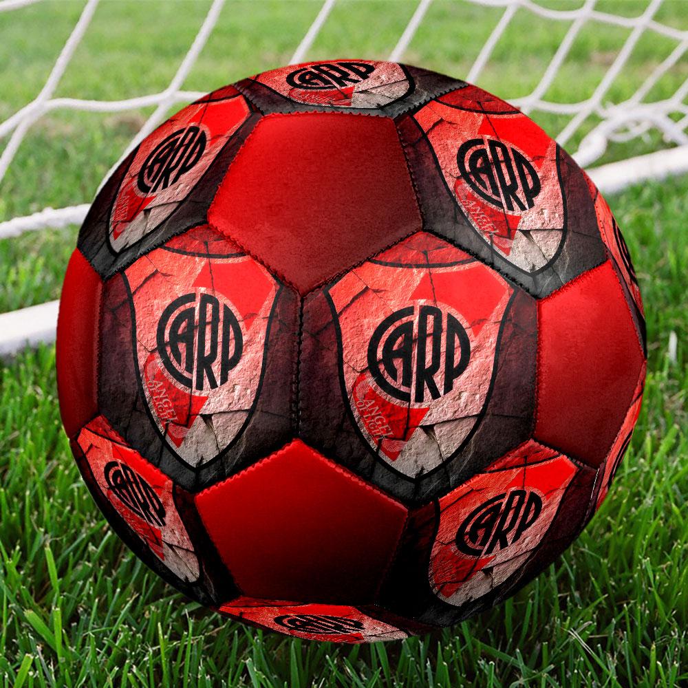 Club Atlético River Platefootball clubIndoor Size 5 Soccer Ball Colorful Machine Stitched PVC Competition Ready Durable High-Bounce