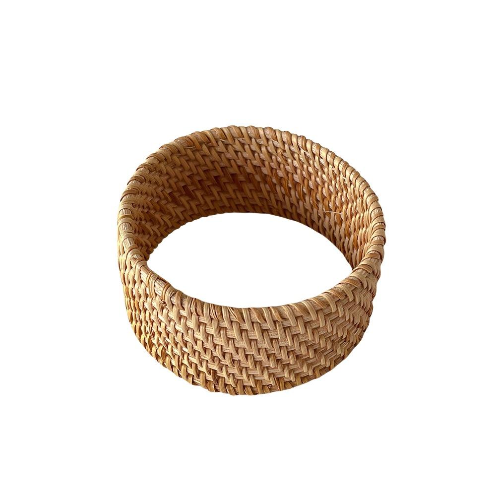 Классический плетеный браслет из ротанга, винтажный богемный плетеный браслет, браслет в этническом стиле, отпуск