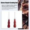 Leather Craft DIY Canvas Punch Shoes Drill Hand Stitcher Sewing Awl Hole Maker Shoe Repair Needles