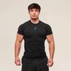 Мужская дышащая компрессионная футболка GYMSHARK с коротким рукавом, для тренировок, быстросохнущая