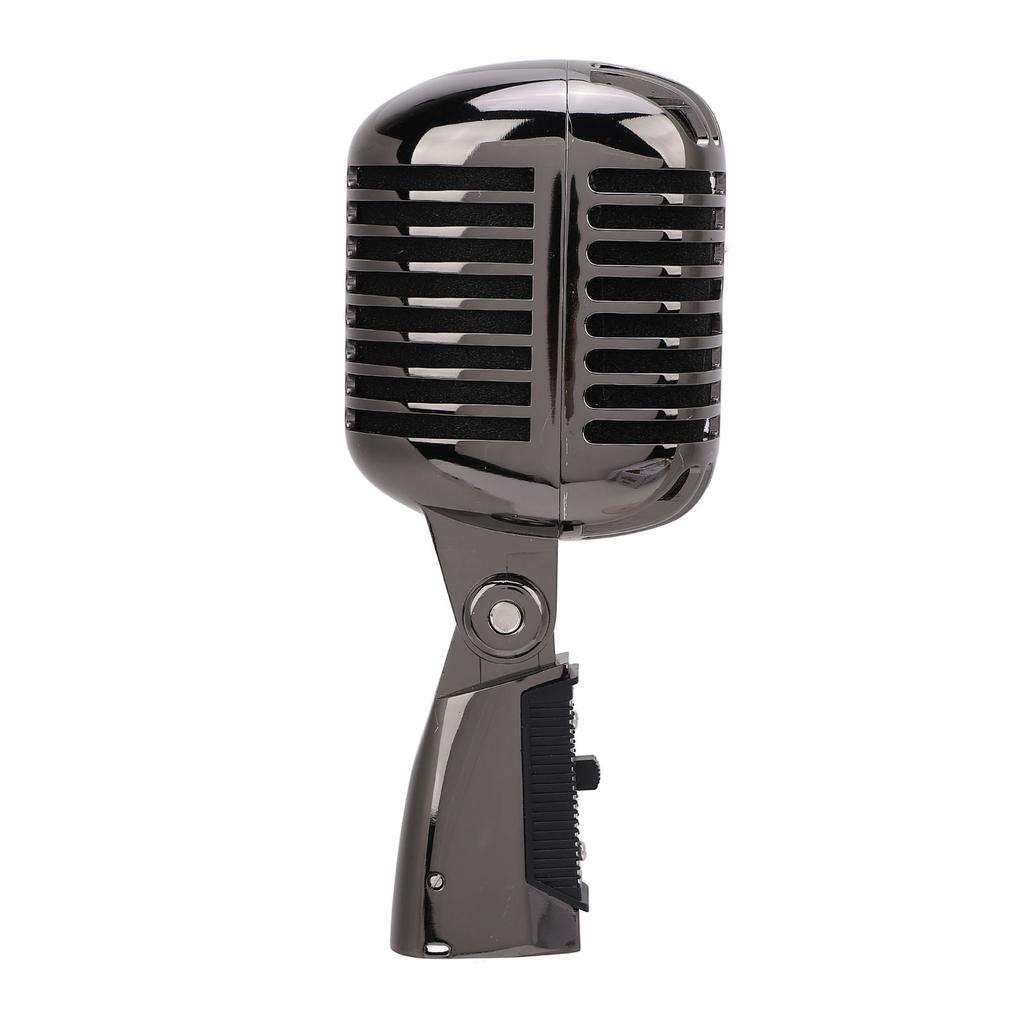 Классический ретро динамический вокальный микрофон кардиоидный цинковый сплав универсальная стойка старый винтажный динамический