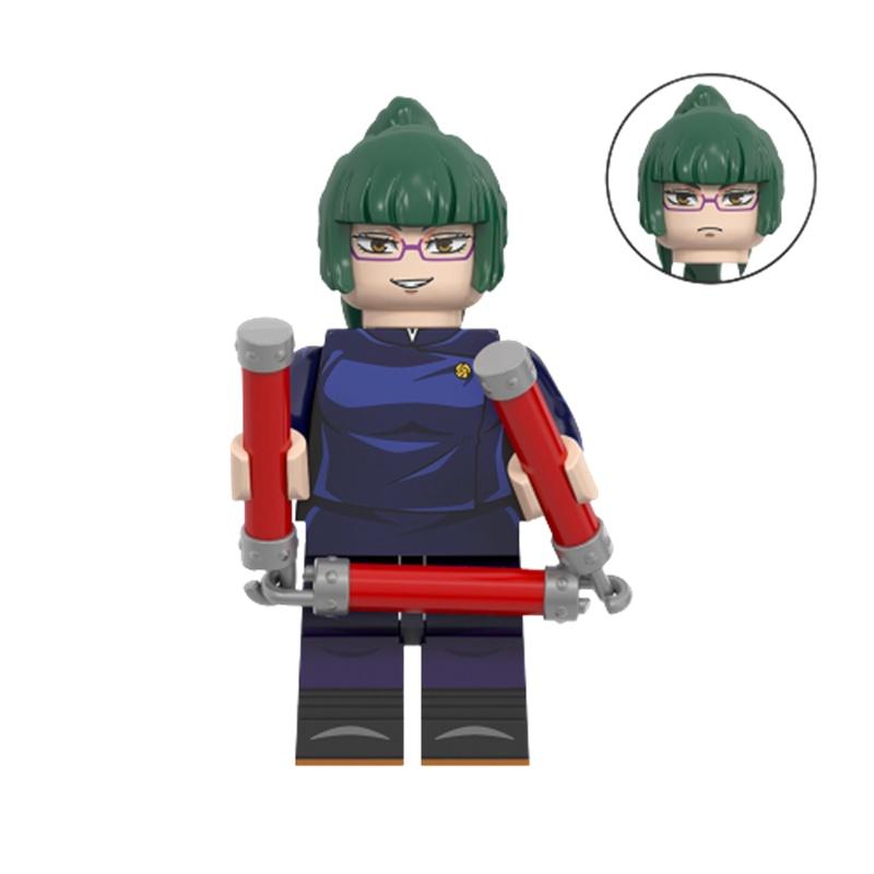 Wm6140 Серия Мультфильмы Магическая битва Зенин Маки Инумаки Детский пазл Конструктор Упаковка)