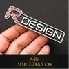 Автомобильные 3D металлические эмблемы RDESIGN T5 T6, гриль, наклейки AWD, Стайлинг автомобиля для Vo + lvo S60 CX60 V40 S40 XC70 V60 XC40 V90
