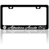 Cherry Blossoms License Plate Frame Beautiful Pink Flowers License Plate Frames Funny Auto Accessory Bracket Stainless Steel License Plate for Women
