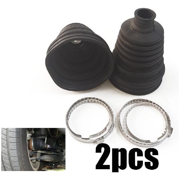 2Packs Drive Shaft CV Joint Boot Kits Constant Velocity Dust Cover Universal