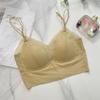 Sexy Beautiful Back Bra, Lace Comfortable Without Steel Ring Bra, Small Chest Gathering Sling, Ice Silk Seamless Breathable Chest Wrap