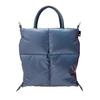 1245 Mini Tote Bag with Feather Shoulder Bag FE Baby Lou [Rootote] CARO-A (Smoke Navy)