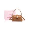 New Sanrio HelloKitty Hello Kitty PU Shoulder Bag, Crossbody Bag, Handbag Regular Women's Pink/Brown/Milk Tea SHHF41585