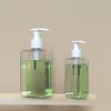 Square Lotion Bottles (200ml & 300ml) Leak-Proof Refillable Containers Plastic Pump Dispensers for Shampoo/Conditioner