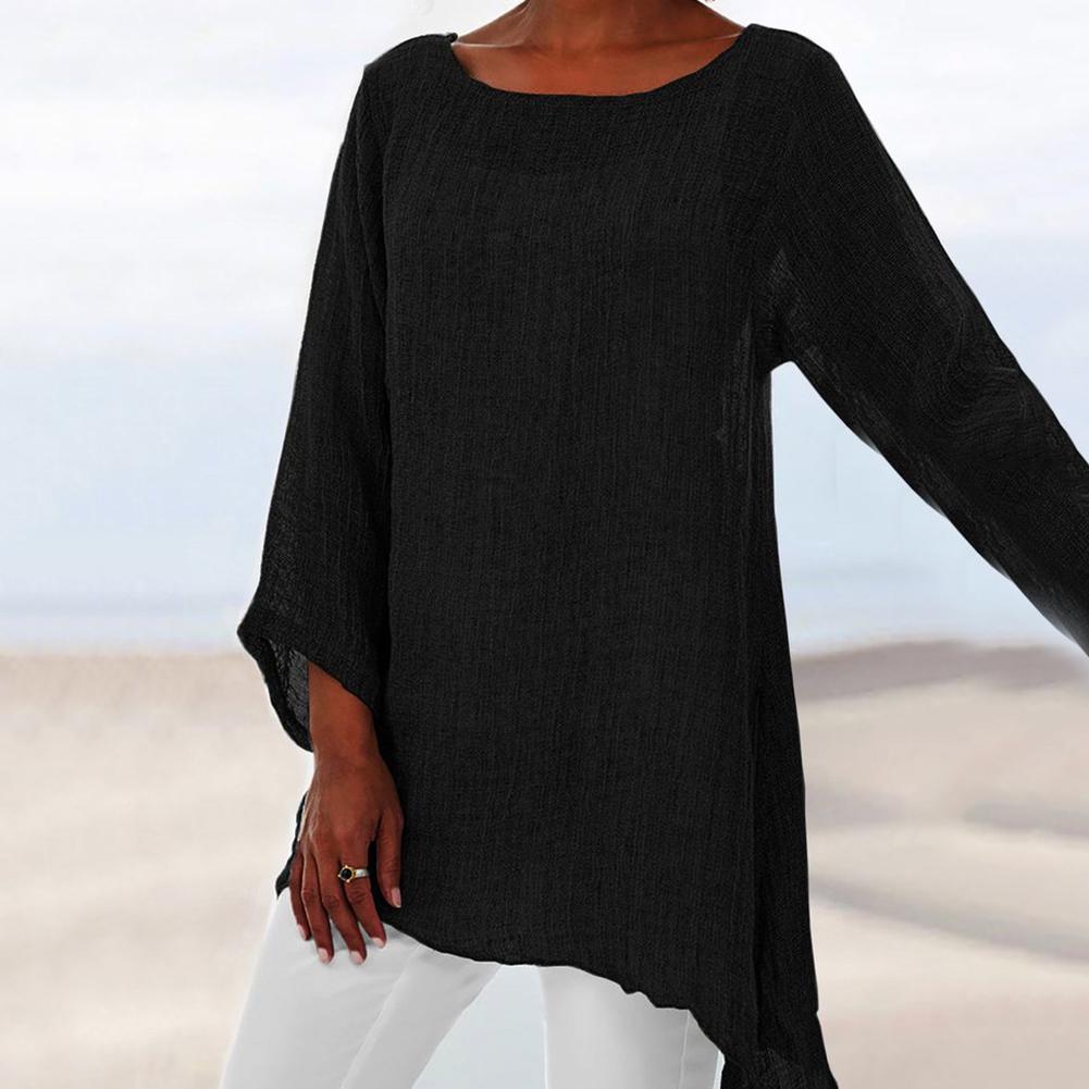 Women's Tops  Tops  Loose  Casual  Tunicsforwomen  Loose T-shirt  Fashion