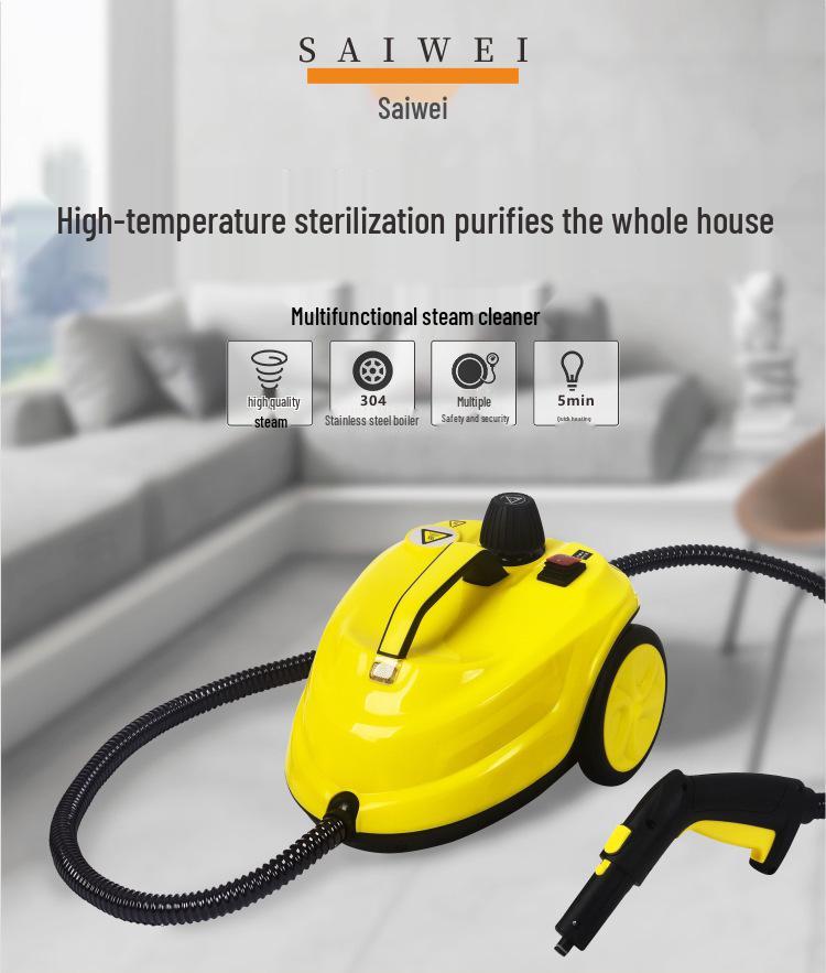 European High-Temperature Steam Cleaner for Car Film and Formaldehyde Removal