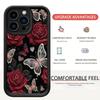 Red Rose Groove Phone Case for iPhone 14/15/16/17 Pro Max