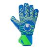 Uhlsport Match Футбольные Вратарские Перчатки Половинчатые 1011340 01 7, Aquasoft, Негативный,