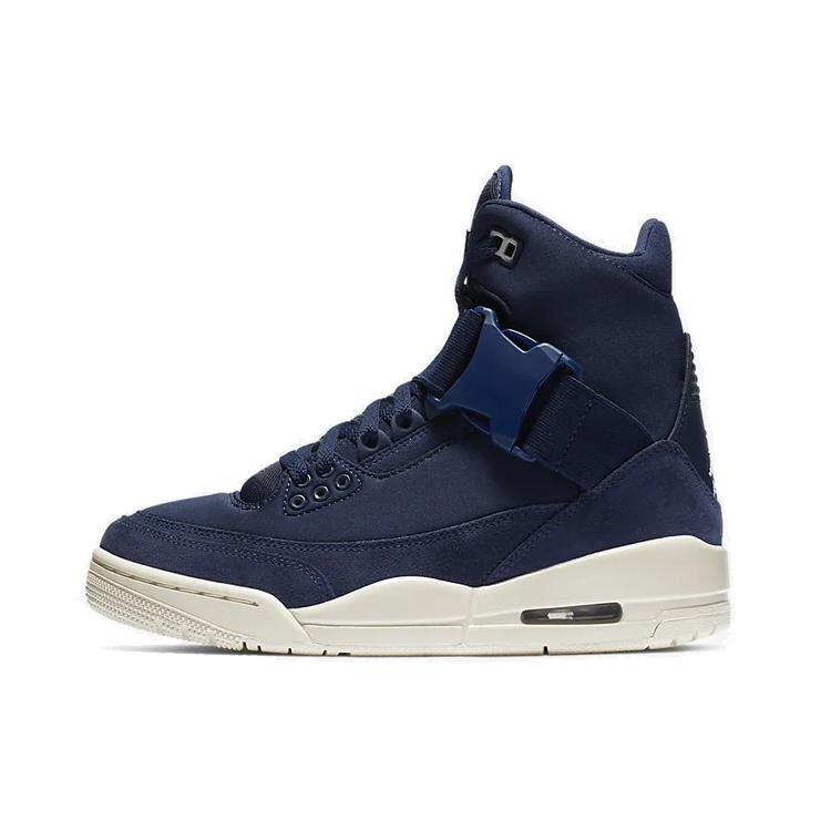 Jordan 3 Ретро Исследователь Xx Полуночный Синий Светло-Кремовый Женский BQ0006-401