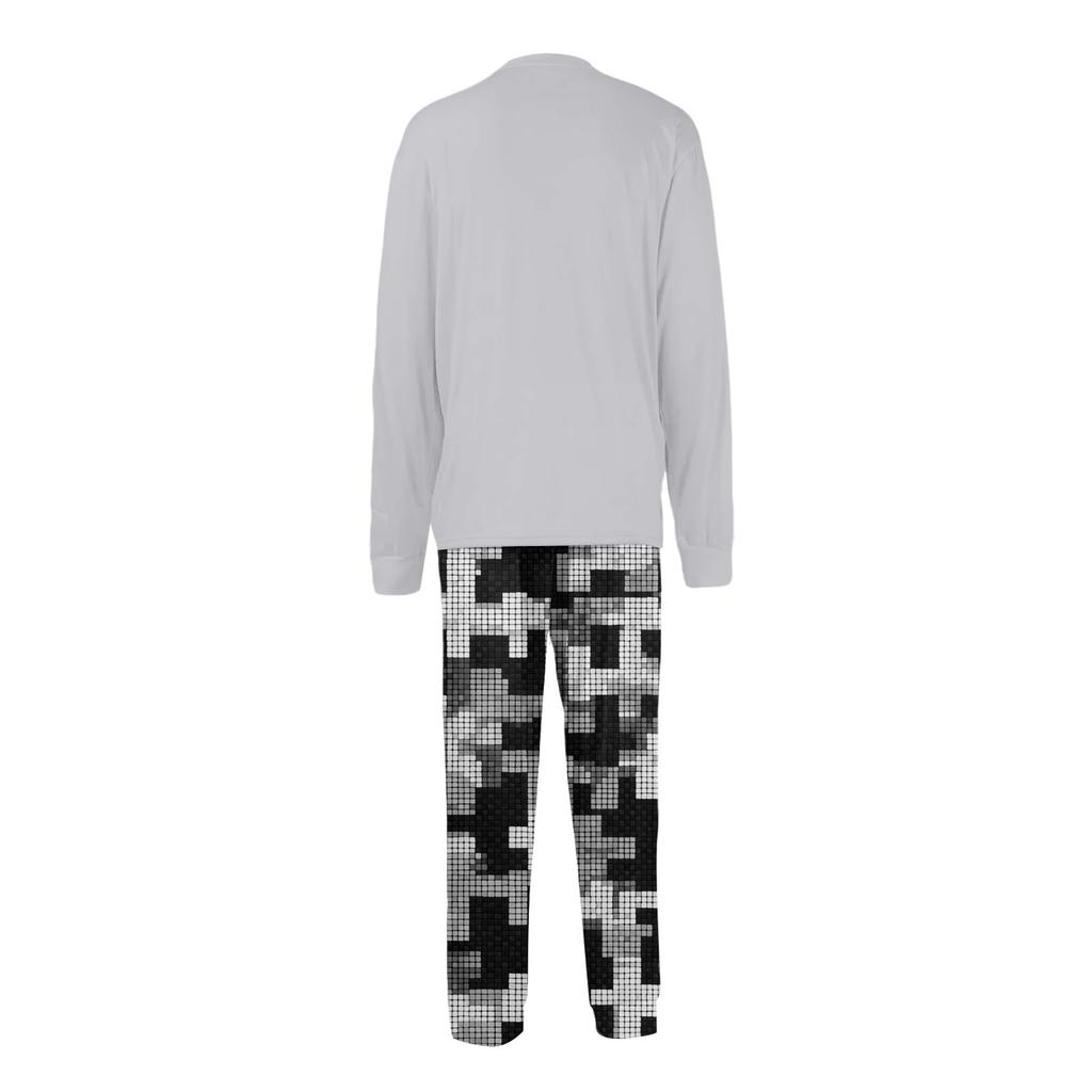 Men's Pajama Set, Long Sleeve And Long Pants, Two-piece Set