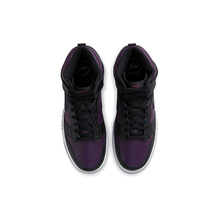 Fragment Design x Nike Dunk High Beijing Унисекс Кроссовки Фиолетовый Бордовый Черный DJ0382-600