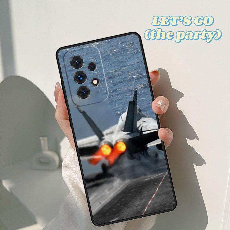 Чехол для телефона с изображением реактивного самолета Для Samsung Galaxy A42 A31 A40 A51 A71 A32 A80 A91 A52 A72 A73 A20e A21S A50 A70 A11 A12