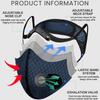 Nose Clamp Dust Mask Adjustable Activated Carbon Filters Breathable Respirator Mask  Painting
