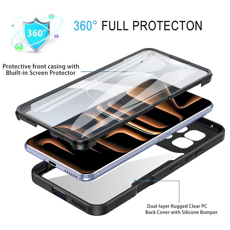 Чехлы Для Infinix Note 60 Pro Note Edge 5G INFINIX Smart 20 4G Hot 60 Pro + 60i 360 Защита Всего Тела Прозрачный Чехол