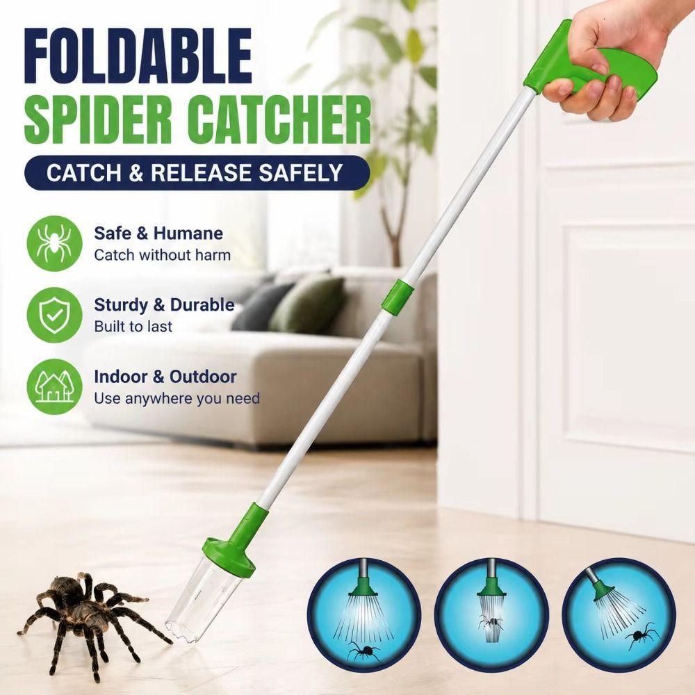Attractive Appearance Insect Catcher Foldable Outdoor Bees Catching Tool Spider