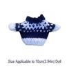 Hand-made Doll Clothes 10cm Cotton Doll DIY Clothes Changing Doll Accessories  for Children Toys