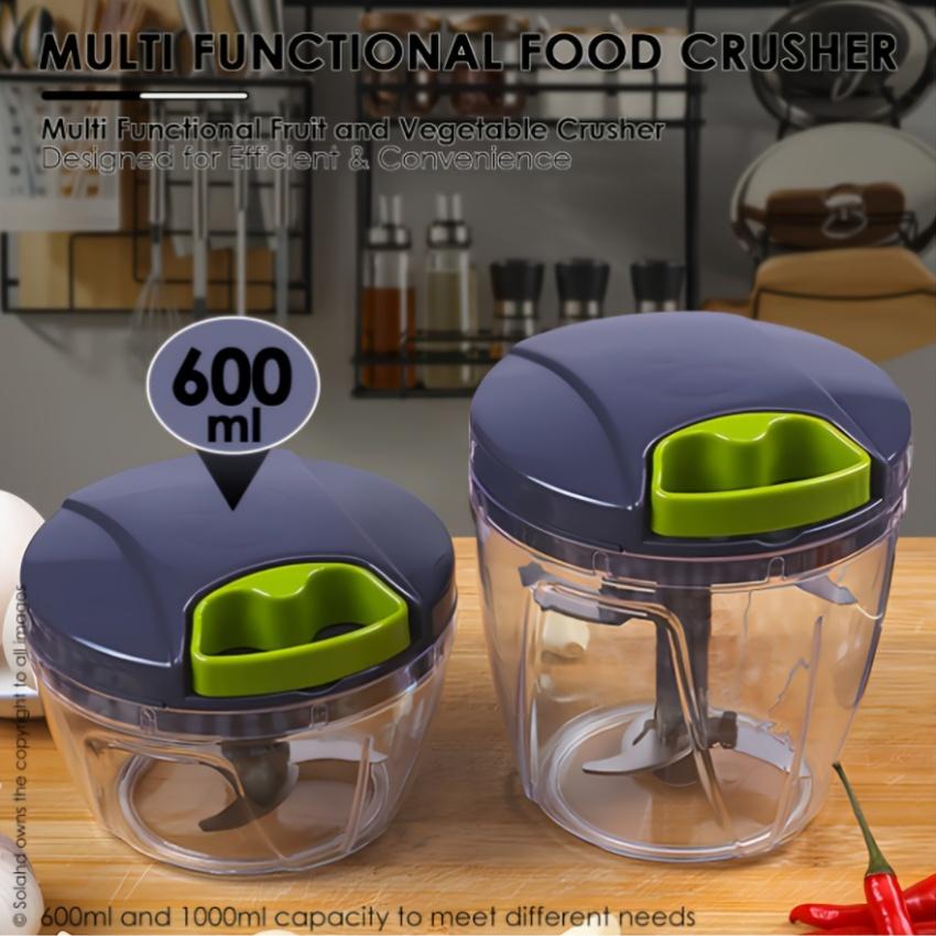 Ручной измельчитель продуктов, Ручной овощерез с тросиком, Измельчитель лука и чеснока, Кухонный комбайн для фруктов, трав, орехов