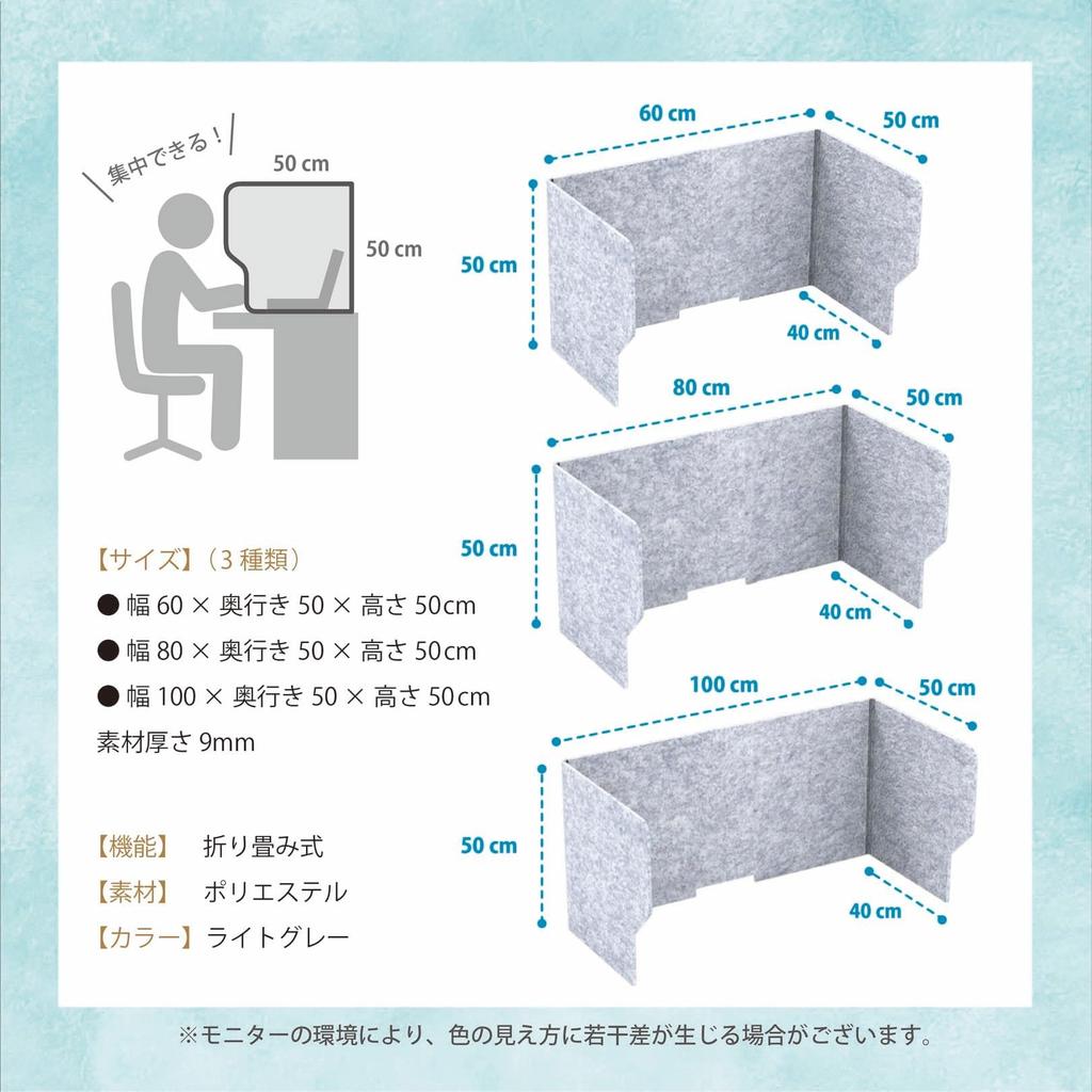 PIENSE Складной настольный звукоизолирующий простой звукоизоляция перегородки для звукоизолированной комнаты 100 см 3 перегородки, разделители, панели, звукопоглощающие панели,