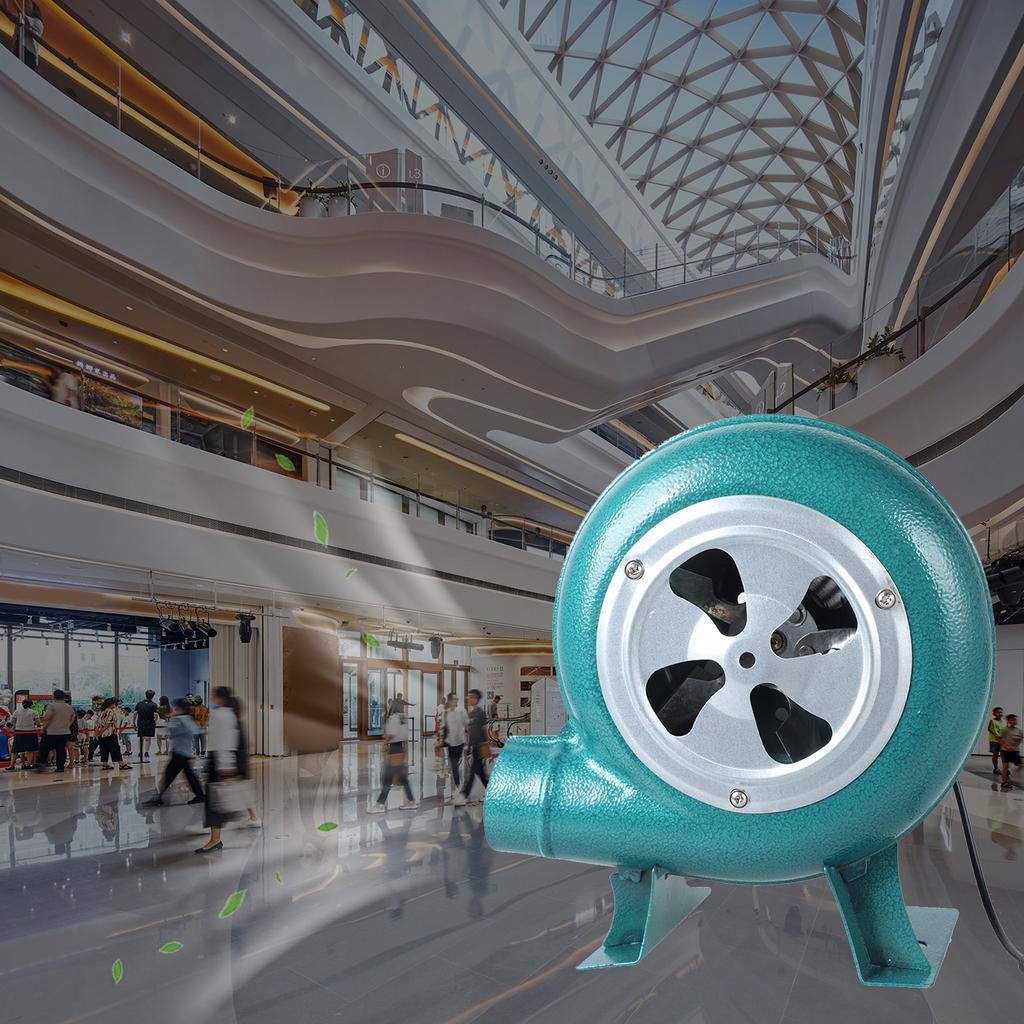 30W/40W/60W/80W BBQ Blower Fan AC120V-240V DC12V Powered Variable Speed Controller Centrifugal Fan Outdoor Air Blower