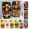 Japan Fashion Hysteric Mini Phone Case For IPhone 14 11 12 13 Mini Pro Max 8 7 Plus X XR XS MAX Translucent Matte Cover