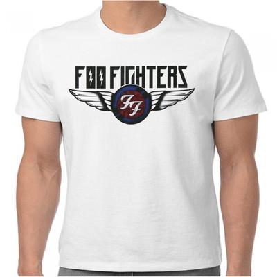 Foo Fighters Футболка унисекс для взрослых с изображением крыльев Flash