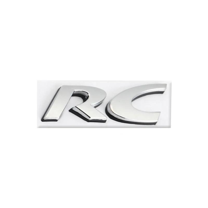 Наклейка на значок автомобиля, стильная эмблема RC, наклейка на багажник сзади для RC SPORT GT 106 205 206 207 208 301 306 307 308S 406 407 408 508 806