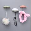 3Pcs Wall Hooks Strong Load-bearing Umbrella Shape Design Easy To Install Self Adhesive Hanger Hook Storage Organizer