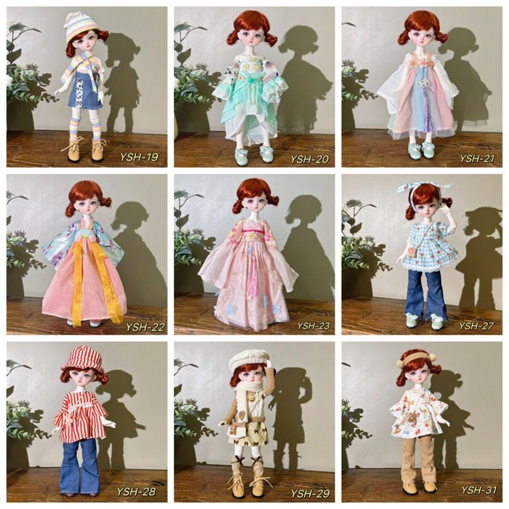 Pretty 1/6 BJD Doll Outfit Set Cute Girl Toy Gift Trendy Doll Accessories  (No Dolls and Shoes)