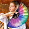 Kung Fu Fan UV Ink Printing Fluorescent Fan Bamboo Fans Wedding For Festival,Dance,Party, Chris Q4D9
