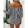 Spring And Autumn New Women'S Versatile Long Sleeve Daily Business Commuter Elegant Comfort Sexy Bottom Shirt Top