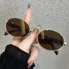 Trendy Retro Oval Sunglasses For Women Men Unisex  Vintage Fashion Design Round Glasses Eyeglasses Eyewear Uv400