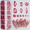 1 Box Sparkling Nail Rhinestones Create Stunning 3D Nail Art with Shiny Faux Crystal Charms for DIY Nail Designs