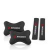 pdsh9 Car Seat Neck Pillow Headrest Lumbar Belt Shoulder Pads for Mitsubishi Outlander Lancer RALLIART Pajero Auto Accessories