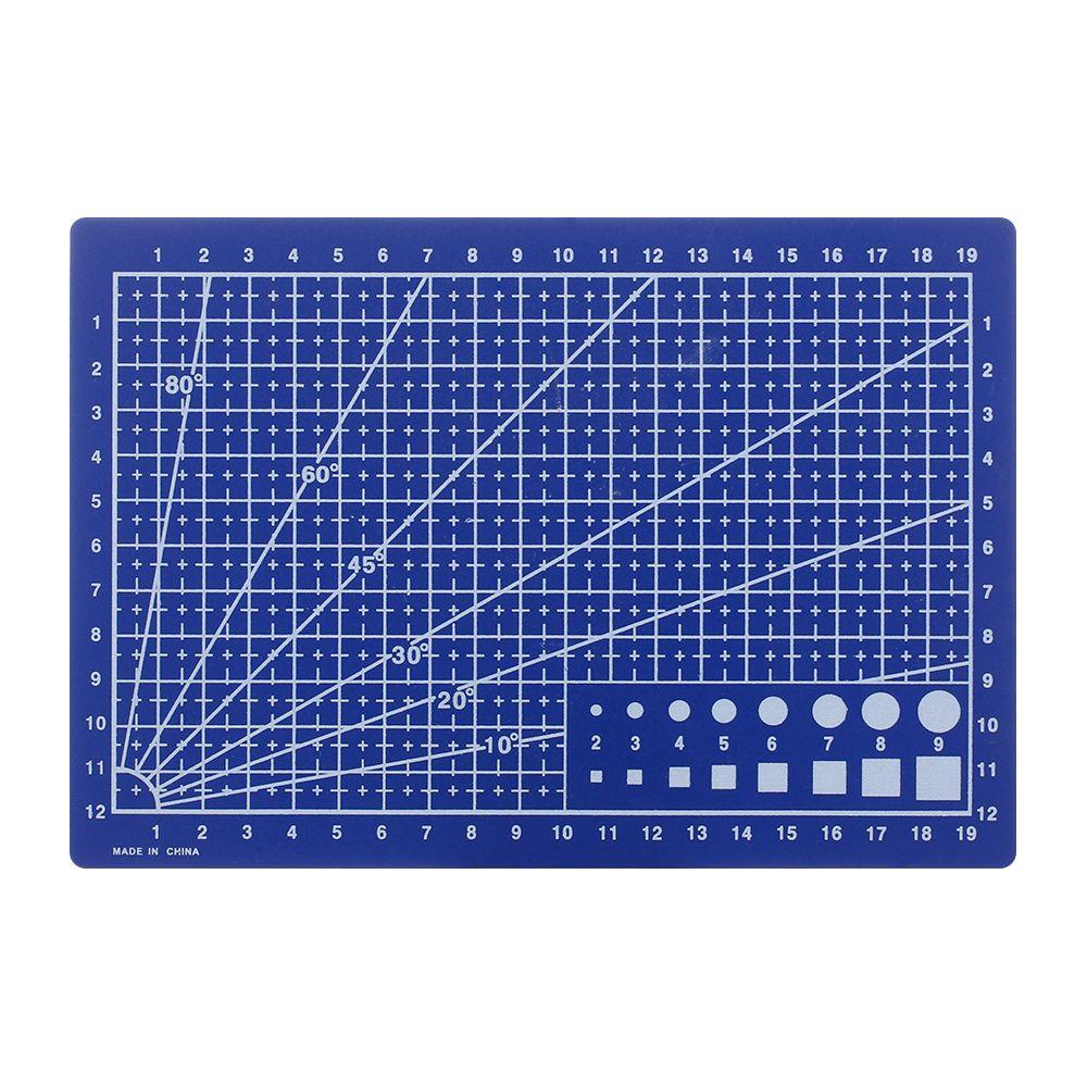 Non-slip Fabric Craft Card Cutting Plate Sewing Tool Paper Board A5 Grid Lines Cutting Mat