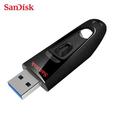 SanDisk 128 ГБ Ultra USB 3.0 флеш-накопитель 16 ГБ 32 ГБ 64 ГБ 256 ГБ 512 ГБ Оригинальная карта памяти U-диск Флешка CZ48 Макс. 130 МБ/с для компьютера