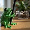 Очаровательный 3D Зеленый Лягушонок Держатель для ручек Многофункциональная Подставка для ручек Креативное Хранение Канцелярских Принадлежностей Настольный Декор Подарок для Любителей Лягушек