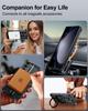 Металлическая магнитная чехол-книжка Oatsbasf для Samsung Galaxy Z Fold 7 с подставкой, вращающейся на 360°, для беспроводной зарядки Magsafe, безрамный
