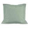 57 Thread Count Cotton Pillowcase 63x63 Cm UNI Water Green, by Soleil D'ocre