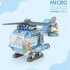 Fighter Plane Aircraft Spacecraft Airship Mini Tank Missile Armored Missile Vehicle Model Building Blocks Sets Bricks Toy City