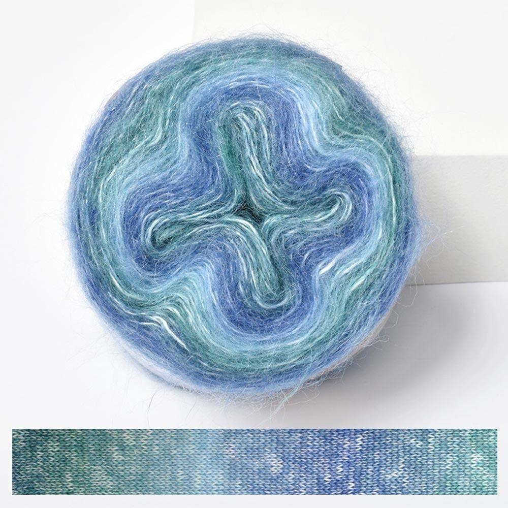 250 м пряжа для торта весна/лето градиентного цвета юбка кружево органическая хлопковая смесь пряжа своими руками